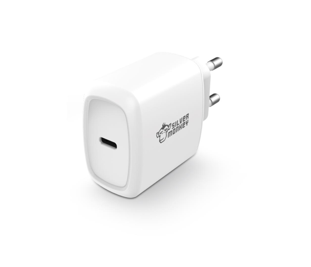Silver Monkey Ładowarka sieciowa USB-C, PD, 18W - 487143 - zdjęcie